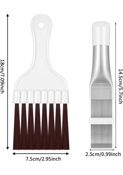 Beerıs 3 Parça Klima Kondenser Fin Tarak, Fin Temizleme Fırçası Klima Fin Temizleyici Buzdolabı C Temizleme Çırpma Fırçası Metal Fin Evaporatör Radyatör Tamir Aracı (Yurt Dışından) modelleri
