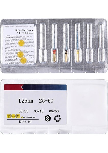 3 Adet/paket Azdent Diş Pistonlu Mavi Endodontik Dosyalar Niti Döner Kök Kanal Isı Aktif Dosya 21MM/25MM (Yurt Dışından)