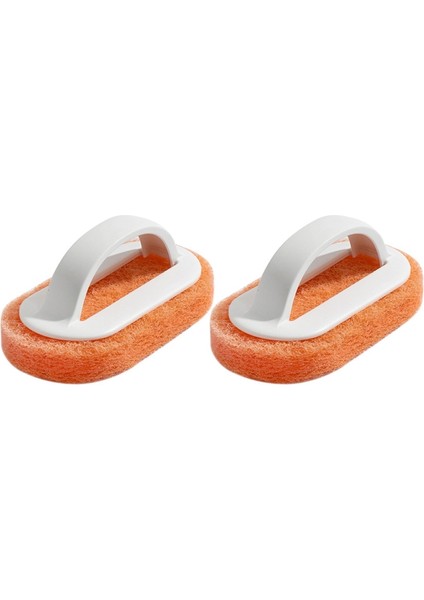 Hyqzltca 2x Mutfak Temizleme Banyo Tuvalet Cam Duvar Temizleme Banyo Fırçası Plastik Saplı Sünger Banyo Alt Banyo Fırçası 2 (Yurt Dışından) fırsatları