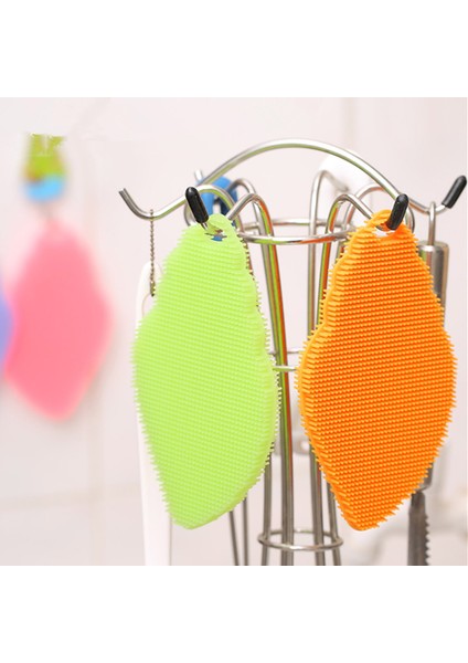 Çift Taraflı Temizleme Çok Amaçlı Silikon Akıllı Silikon Paslanmaz Çelik Tencere Duş Ovma Fırçası Uzun Saplı (Yurt Dışından) modelleri