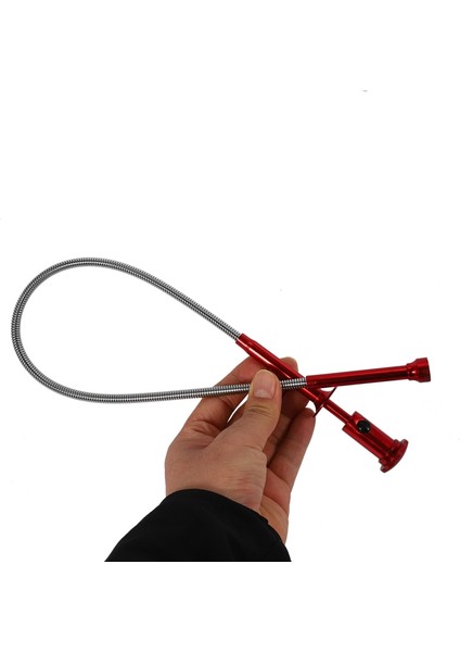 Icqurbt Esnek Toplama Aleti (Mıknatıs + 4 Pençe + LED Işık) Manyetik Uzun Yaylı Kavrama Ev Tuvalet Gereçleri Kanalizasyon Temizleme Toplama Aletleri-Kırmızı (Yurt Dışından) indirimleri