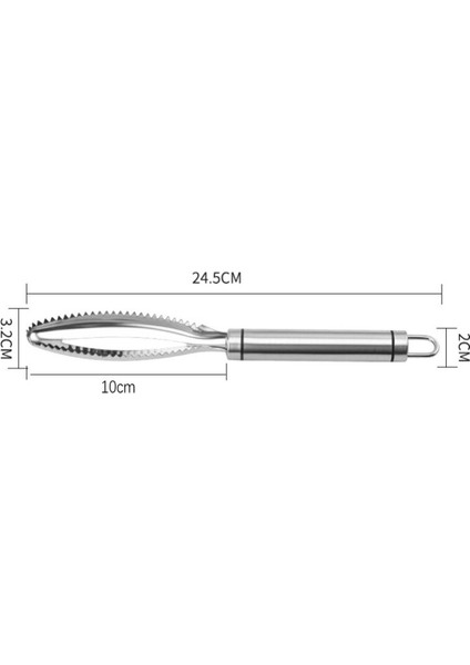 [sıcak] Paslanmaz Balık Terazisi Kazıma Rendeler Hızlı Temizleyici Cilt Temizleme Fırçası Temizleme Soyucu Kazıyıcı Kemik Ölçekleyici Maşa Cımbız Aracı (Yurt Dışından)