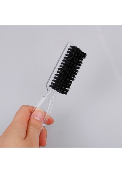 Plastik Saplı Kuaförlük Yumuşak Saç Temizleme Fırçası Berber Boyun Saç Tarak Araçları (Yurt Dışından)