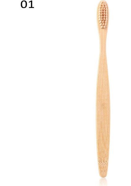 Adet Yumuşak Elyaf Ahşap Diş Fırçası Katı Bambu Saplı Çevre Dostu Diş Fırçaları Diş Temizleme Yetişkin Ağız Bakımı Sağlıklı Ürünler (Yurt Dışından)