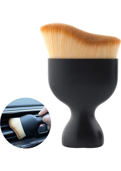 Araba Iç Detaylandırma Temizleme Yumuşak Fırça Makyaj Fondöten Fırçası Toz Giderme (Yurt Dışından)