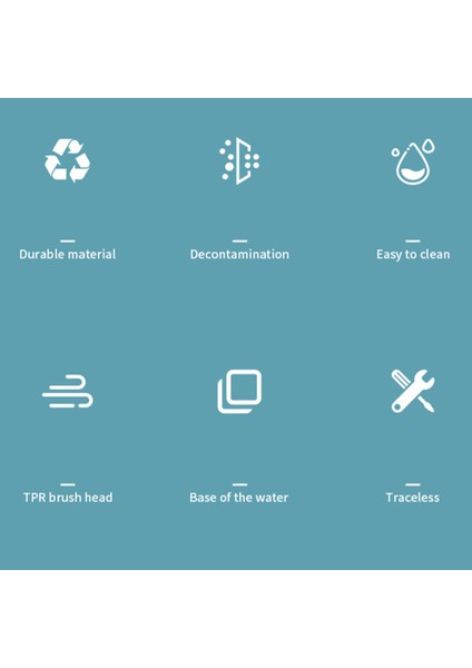 Parça Banyo Tuvalet Fırçası Ölü Uç Yok Temizleme Fırçası Kafası Su Sızdırmaz Tabanlı Beyaz (Yurt Dışından) modelleri