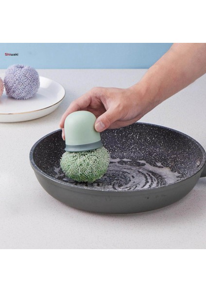 Ev Temizleme Topu Fırça Tavalar Bulaşık Tava Için Dayanıklı Bulaşık Fırçalama Fırçası (Yurt Dışından) fırsatları