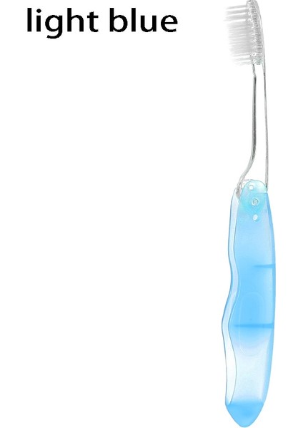 Adet Katlanır Diş Fırçası Taşınabilir Seyahat Kamp Açık Diş Fırçası Yumuşak Katlanabilir Diş Fırçası Hijyen Ağız Temizleme Aksesuarları (Yurt Dışından)