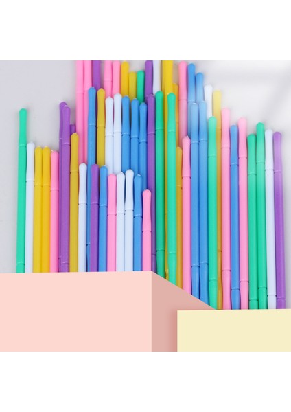 50 Adet Tek Kullanımlık Kirpik Uzatma Bireysel Kirpik Çıkarma Aplikatör Fırçaları (Yurt Dışından) modelleri