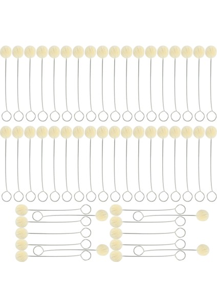 50 Adet Metal Saplı Yün Topu Fırça Boya Boyama Aplikatörü (Yurt Dışından) fiyatları