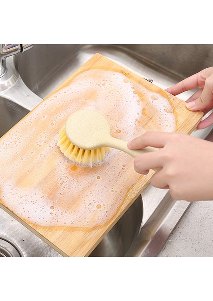 Yapışmaz Kızartma Tavası Fırçası Çok Fonksiyonlu Uzun Saplı Temizleme Fırçası Buğday Samanı Asılı Bulaşık Yıkama Fırçası Mutfak Aracı 1 Adet (Yurt Dışından) modelleri