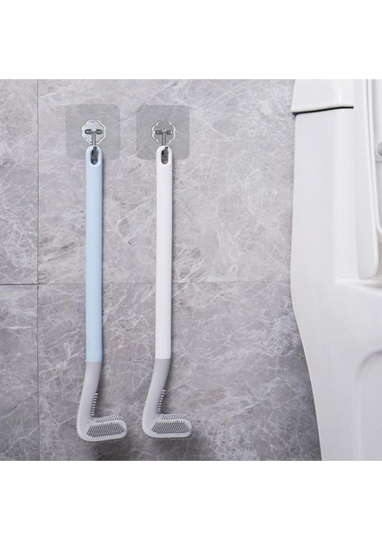 Uzun Saplı Tuvalet Temizleme Fırçası, Banyo Için Silikon Tuvalet Fırçaları, Tuvalet Temizleme Fırçası, Bükülebilir Silikon Fırça Kafası (Yurt Dışından) fiyatları