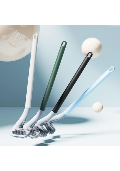 Uzun Saplı Tuvalet Temizleme Fırçası, Banyo Için Silikon Tuvalet Fırçaları, Tuvalet Temizleme Fırçası, Bükülebilir Silikon Fırça Kafası (Yurt Dışından) fırsatları