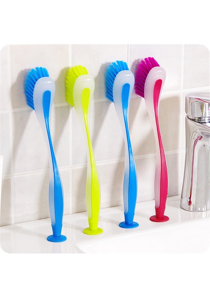 Kullanışlı Dikey Çok Fonksiyonlu Lavabo Temizleme Fırçası Bulaşık Yıkama Tencere Fırçası (Yurt Dışından)