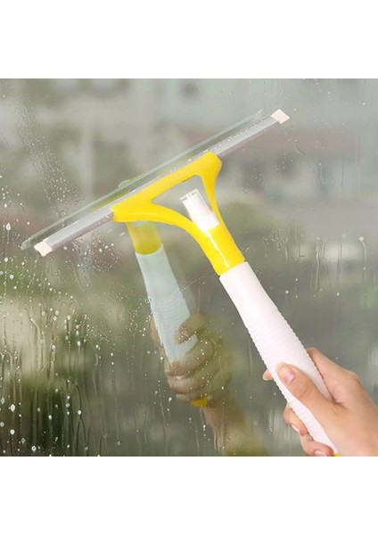 [sıcak] Jyl Çok Fonksiyonlu Çift Taraflı Cam Temizleme Fırçası Sprey Şişesi ile Pencere Ayna Temizleme Ev Uzun Saplı Temizleyici Silecek (Yurt Dışından) modelleri