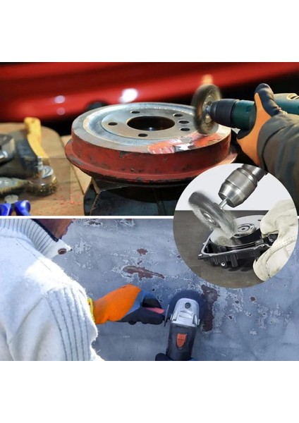 8 Parça Tel Fırça Tekerleği Fincan Fırça Aksesuarları Pas Temizleme Için Kaba Kıvrımlı Caon Çelik Tel Tekerlek (Yurt Dışından) fiyatları