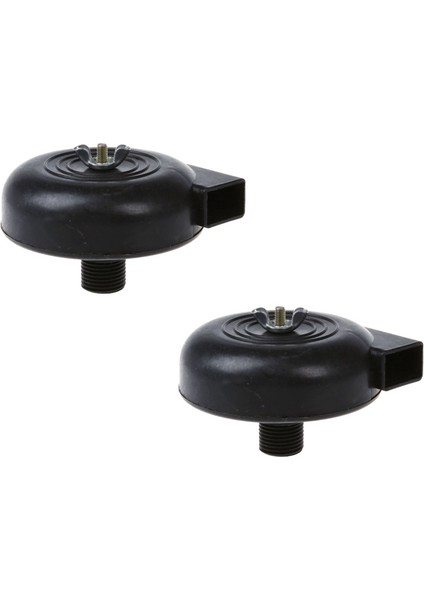 2x Pt 1/2, Erkek, Siyah Plastik Kompresör Hava Filtresi (Yurt Dışından)