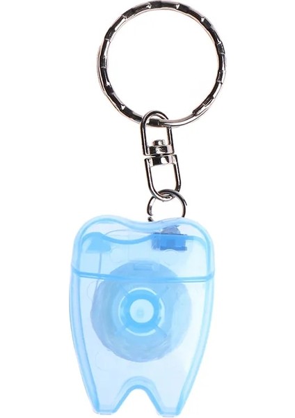 15 M Taşınabilir Diş Ipi Diş Temiz Anahtarlık Diş Temizleme Ağız Bakımı Aracı (Yurt Dışından)