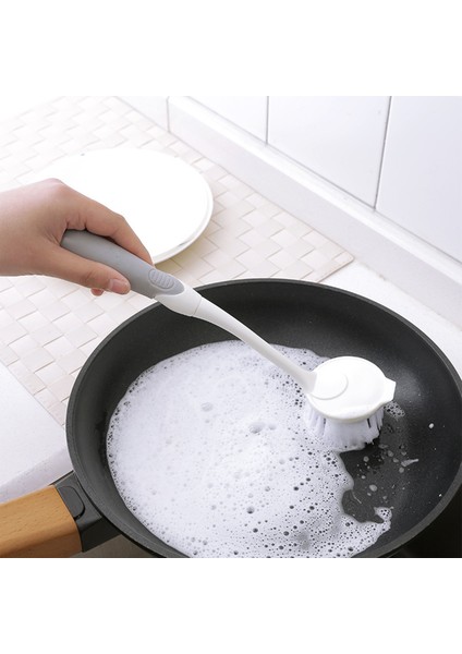 Uzun Saplı Mutfak Temizleme Fırçası Güçlü Temizleme Yeteneği Bulaşıklar Tavalar Mutfak Gereçleri Için Geniş Uygulama (Yurt Dışından) modelleri