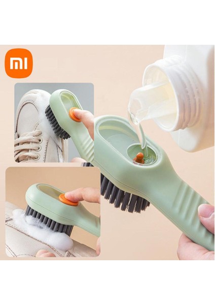 [sıcak] Xiaomi Çok Fonksiyonlu Yumuşak Kıllı Sıvı Ayakkabı Fırçası Uzun Saplı Fırça Elbise Fırçası Ayakkabı Giyim Kurulu Fırça Temizleme Aracı (Yurt Dışından)