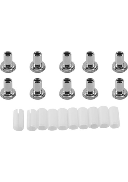 Fiber Optik Görsel Arıza Bulucu Için 10 Adet Seramik Tüp Kollu ve 10 Adet Metal Kafa Konnektör Adaptörleri (Yurt Dışından)