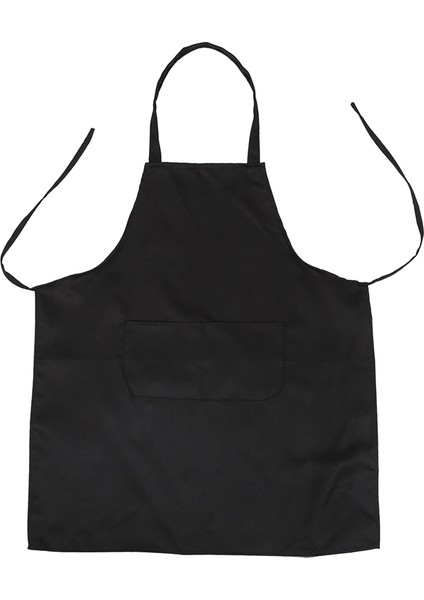 Unisex 2 Cep Siyah Mutfak Önlüğü Önlüğü, Orta ve Siyah Yarım Önlük Tek Beden Bayan Erkek Şef Garson 2 Cepli (Yurt Dışından) fırsatları