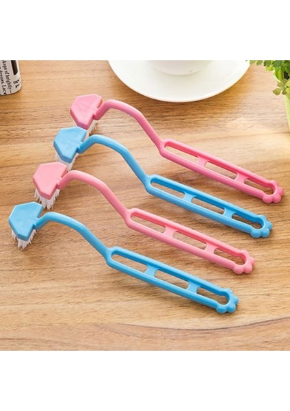 [sıcak] Tuvalet Temizleme Fırçası Banyo Temizleme Aksesuarları Taşınabilir Tuvalet Fırçası Köşe Fırçası 1 Adet Bükme Kolu Scrubber Kavisli (Yurt Dışından) modelleri