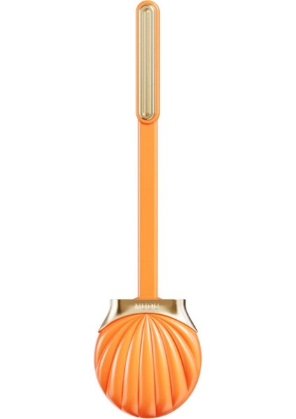 Tuvalet Fırçası Kabuk Şekli Ev Silikon Tuvalet Temizleme Fırçası Aracı Duvara Monte Uzun Saplı Ev Banyo (Yurt Dışından)