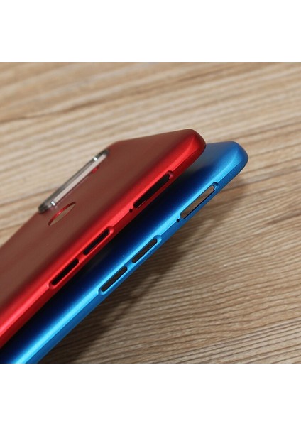 Orijinal Arka Pil Kapağı Oppo Realme Için C3 RMX2027 Arka Kasa Kapı Konut Telefon Yan Düğmeler + Kamera Cam Lens + Logo (Yurt Dışından)