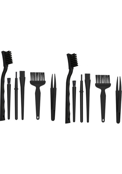 Xhhdqes 2 Takım 12 Adet Klavye Temizleme Fırçası Seti Küçük Bilgisayar Toz Fırçası Temizleyici Anti-Statik Dizüstü Pc Için USB Temizleme Aracı (Yurt Dışından)