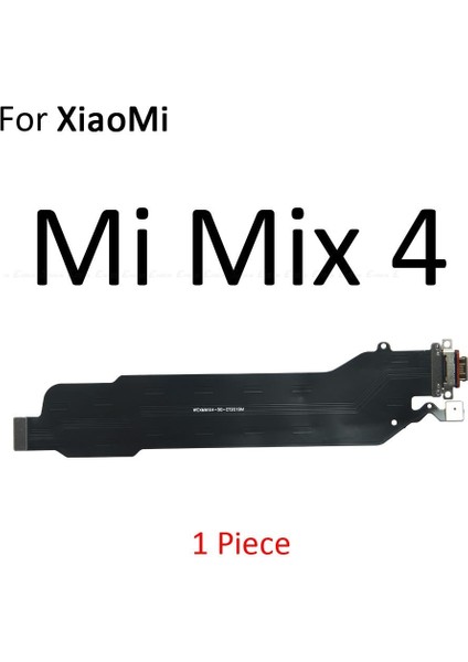 USB Şarj Şarj Cihazı Dock Bağlantı Noktası Kurulu Mikrofon Mikrofon Flex Kablo Xiaomi Mi Mix 4 2s Max 3 2 6x 5x (Yurt Dışından)