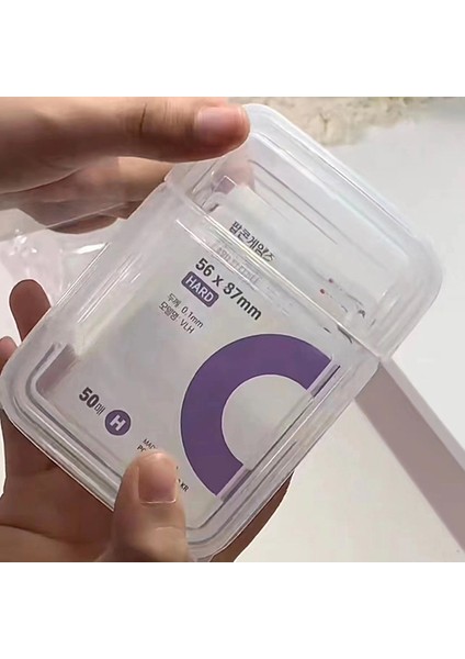 1pcs Koleksiyon Konteyner Kasa Plastik Şeffaf Saklama Kutusu Küçük Şeffaf Mağaza (Yurt Dışından)