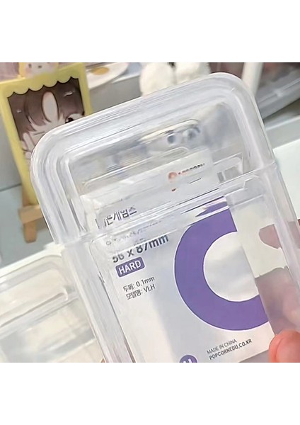 1pcs Koleksiyon Konteyner Kasa Plastik Şeffaf Saklama Kutusu Küçük Şeffaf Mağaza (Yurt Dışından) fiyatları