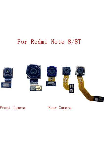 Arka Arka Ön Kamera Kablosu Kablosu Xiaomi Redmi Için Not 8 8t 8pro Ana Büyük Küçük Kamera Modülü Onarım Yedek Parçalar (Yurt Dışından)