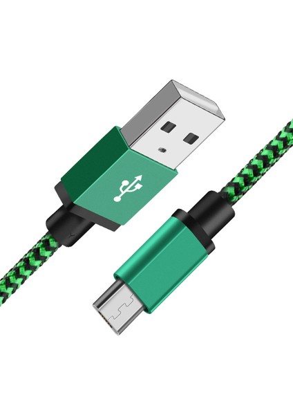 Mikro USB Kablosu Hızlı Şarj Örgülü Veri Kablosu Samsung S7 S6 Huawei Xiaomi Redmi Not 5 Pro 4 Android Mikro USB Telefon Kabloları (Yurt Dışından)