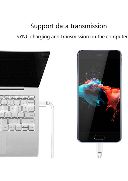 Hızlı Şarj USB Tip-C Veri Kablosu Xiaomi Redmi Için 9 9t 8 8A Not 9s 8t 9 8 Pro Onur 8 9 10 20 30 Cep Telefonları Şarj Aleti Kablosu (Yurt Dışından)
