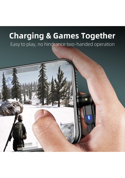 Szyupxın Manyetik USB Kablosu 3 In 1 Mikro USB Şarj Cihazı 3 M LED Mıknatıs Kablosu C Tipi Kablo IPHONE11 Xs Xiaomi Samsung Telefon Kablosu (Yurt Dışından)