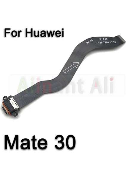 USB Şarj Aleti Kurulu Bağlantı Noktası Konektörü Mic Dock Esnek Şarj Kablosu Huawei Mate 7 8 9 10 20 20X30 Lite Pro 4g 5g (Yurt Dışından) indirimleri