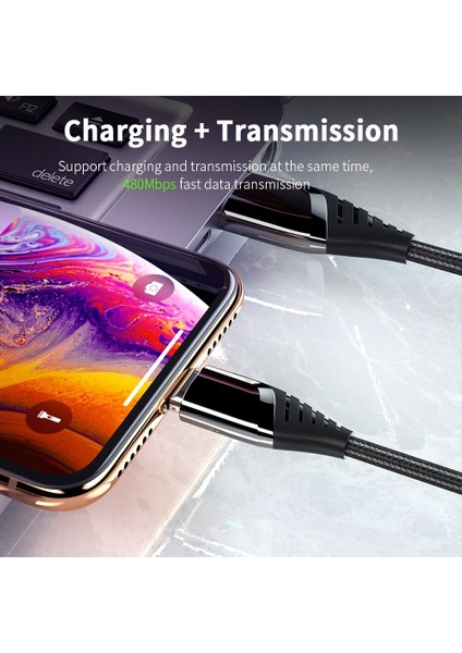 Essager Manyetik Mikro USB Kablosu iPhone 12 Xiaomi Oneplus Hızlı Şarj USB Tip C Mıknatıs Şarj Cihazı Usbc Tip-C Veri Kablosu Kablosu (Yurt Dışından)