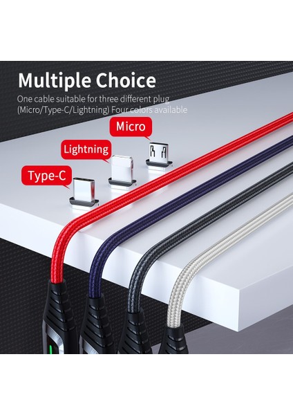 Essager Manyetik Mikro USB Kablosu iPhone 12 Xiaomi Oneplus Hızlı Şarj USB Tip C Mıknatıs Şarj Cihazı Usbc Tip-C Veri Kablosu Kablosu (Yurt Dışından)