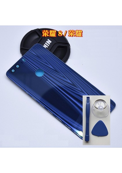 Huawei Honor 8 Için Orijinal Cep Telefonu Cam Pil Kapağı Onur 8 Konut Arka Kapı Kılıfları Yapışkanlı + Araçları (Yurt Dışından)