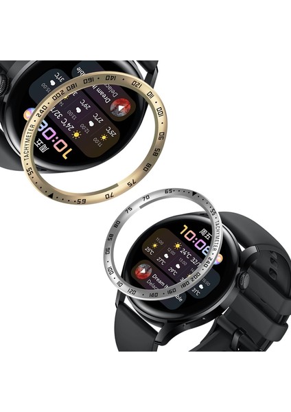 Huawei Watch 3 Için Çerçeve Halkası Şekillendirici Çerçeve Kılıf Bilezik Paslanmaz Çelik Kapak Çizilmez Koruma Halkası Huawei Watch3 Için (Yurt Dışından)