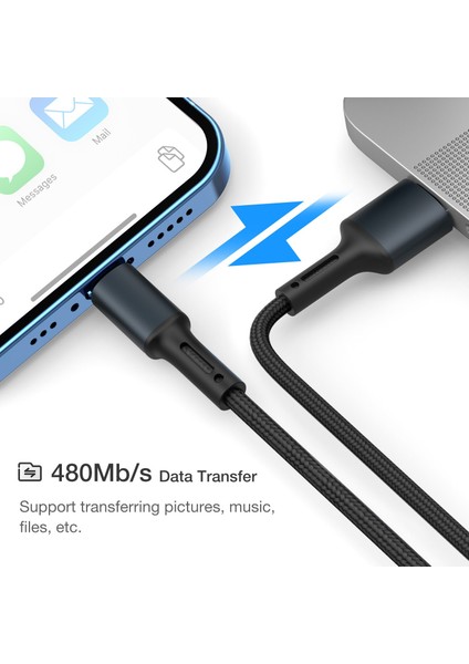 USB Kablosu iPhone 11 12 13 Pro x Xr Xs Max 6 6s 7 8 Artı Apple iPad Kökenli Veri Kablosu Hızlı Şarj Cep Telefonu Şarj Cihazı Tel (Yurt Dışından)