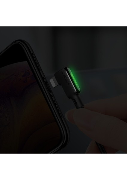 Mcdodo USB Yıldırım Kablosu Geri Çekilebilir Araba Bahar 3A Hızlı Şarj Kablosu Iphone 11PRO Max x Xs Xr Hızlı Şarj Veri Kablosu (Yurt Dışından)