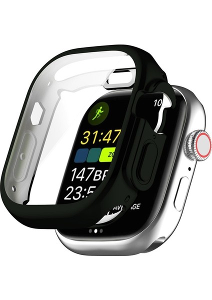 360 Tam Temizle Tpu Ekran Koruyucu Kılıf Apple Watch Ultra 49MM Şeffaf Kapak Ultra-Ince Çerçeve Tampon Kaplama Ekran Kılıfı (Yurt Dışından)