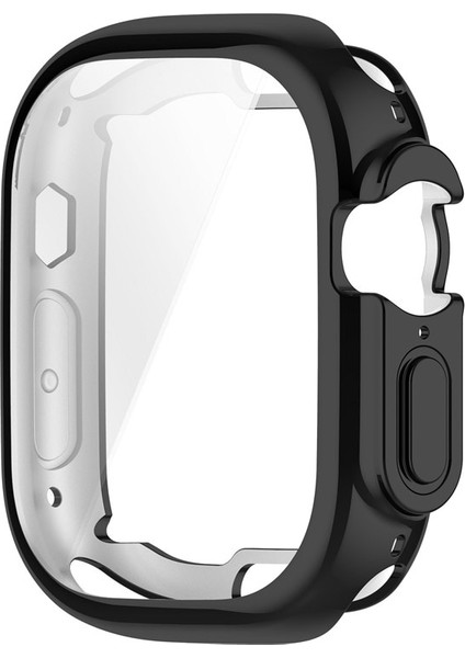 360 Tam Temizle Tpu Ekran Koruyucu Kılıf Apple Watch Ultra 49MM Şeffaf Kapak Ultra-Ince Çerçeve Tampon Kaplama Ekran Kılıfı (Yurt Dışından)