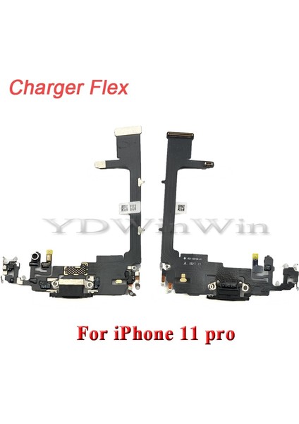 USB Şarj Şarj Portu Flex Kablo iPhone 11 11PRO Max Dock Bağlantısı Mikrofon Ic Şerit Değiştirme (Yurt Dışından)