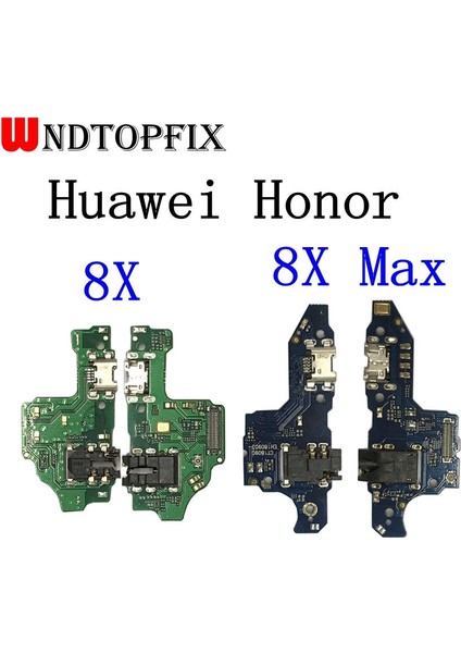 Yeni Mikrofon Modülü + USB Şarj Portu Flex Kablo Konnektör Parçaları Huawei Honor 8 / Honor 8 Lite / Honor 8x / 8x Max (Yurt Dışından)
