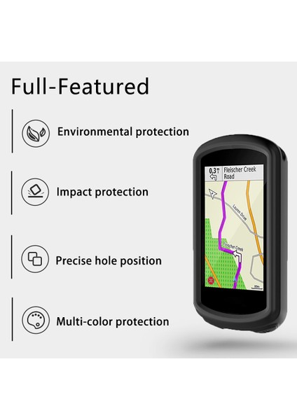 Garmin Edge 1030 Akıllı Saat Için Yumuşak Silikon Koruyucu Kılıf Anti Çarpışma Tampon Koruyucu Kabuk Kapak Kılıf Kenar 1030 (Yurt Dışından)