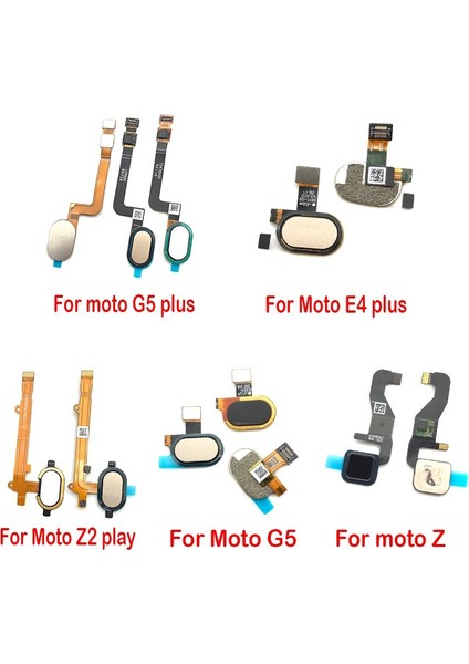Yeni Motorola Moto E4 E5 G4 G5 Artı Ev Düğmesi Parmak Izi Dokunmatik Kımlık Sensörü Flex Kablo Şerit Yedek Parçalar (Yurt Dışından)